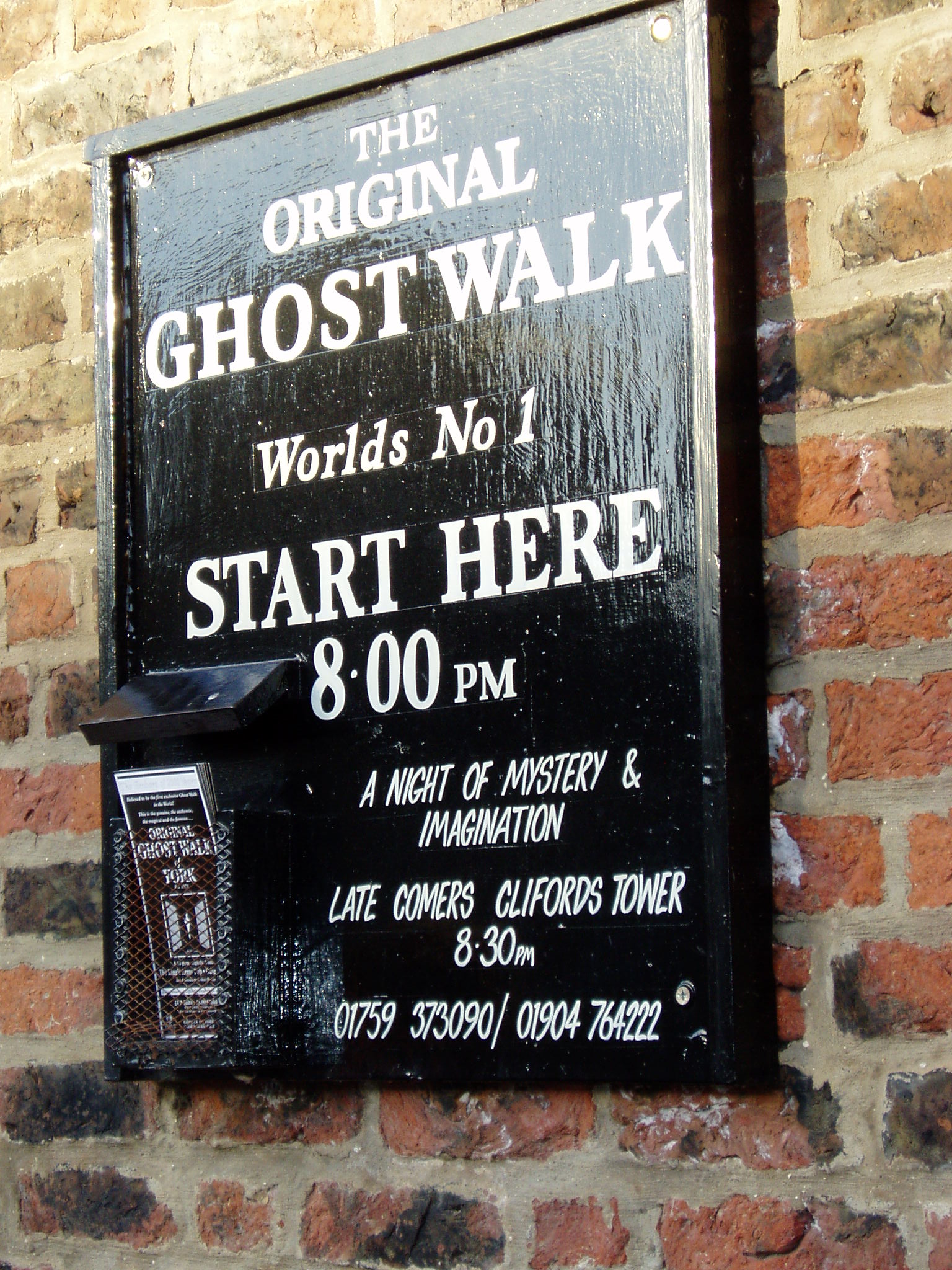 I York myldrer det med forskellige Ghost Walks